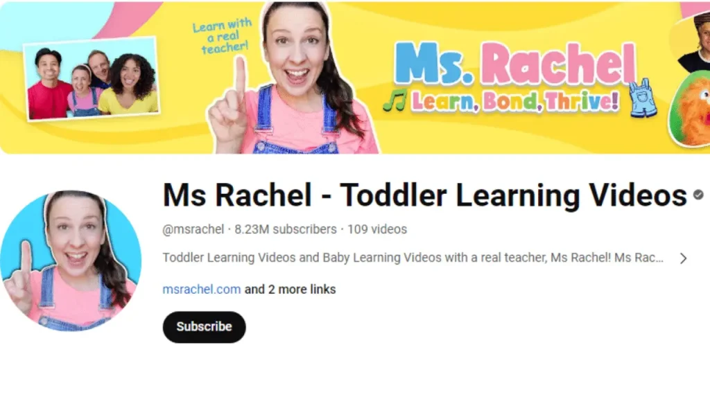 Ms Rachel YouTube Channel