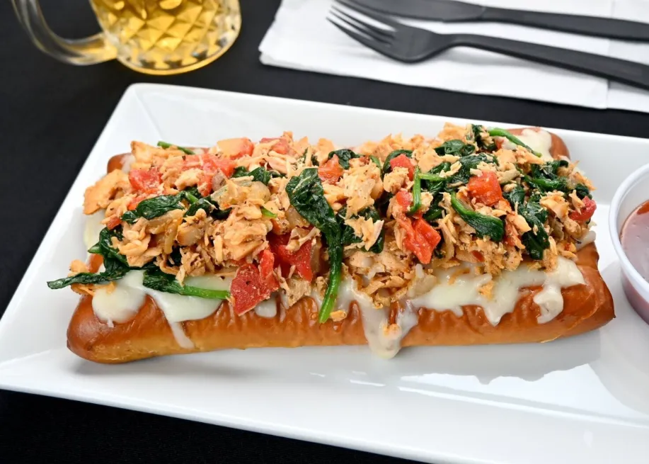 Delicious Twist on a Classic Try a Salmon Cheesesteak